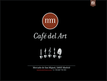 Tablet Screenshot of cafedelart.com